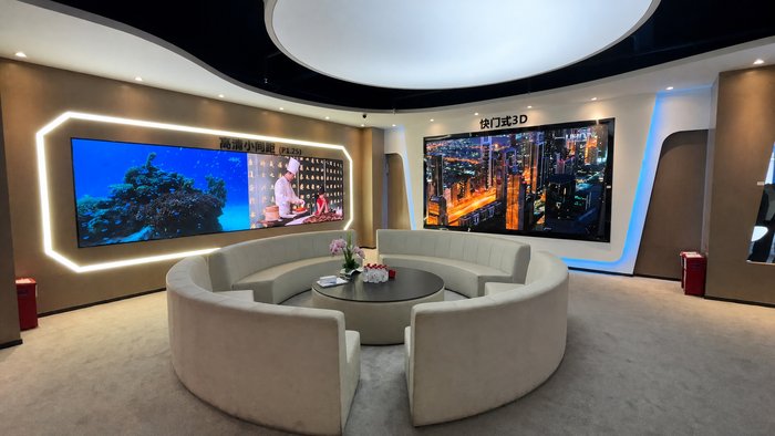 深圳室內(nèi)LED顯示屏廠家展廳實(shí)拍